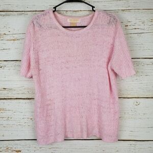 Brooks Brothers Pink Scoop Neck Sweater